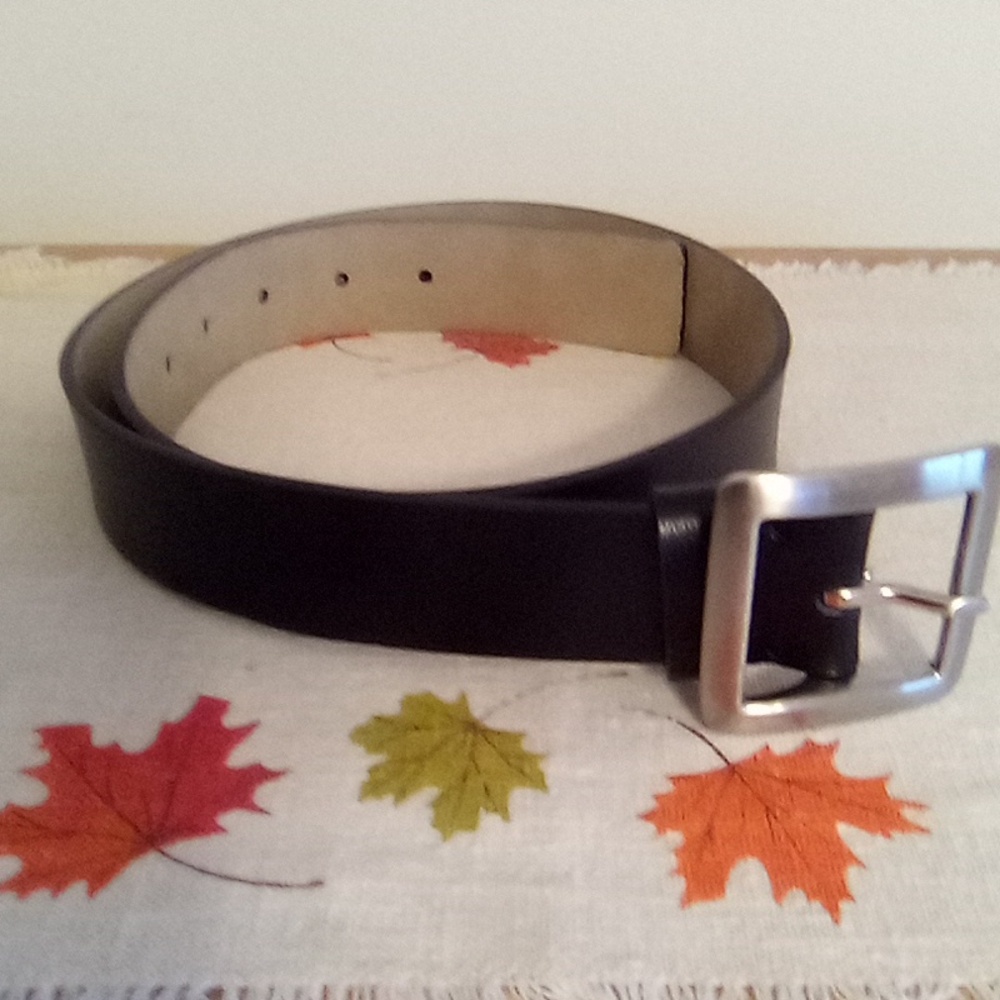 Ladies Leather Belt, Black